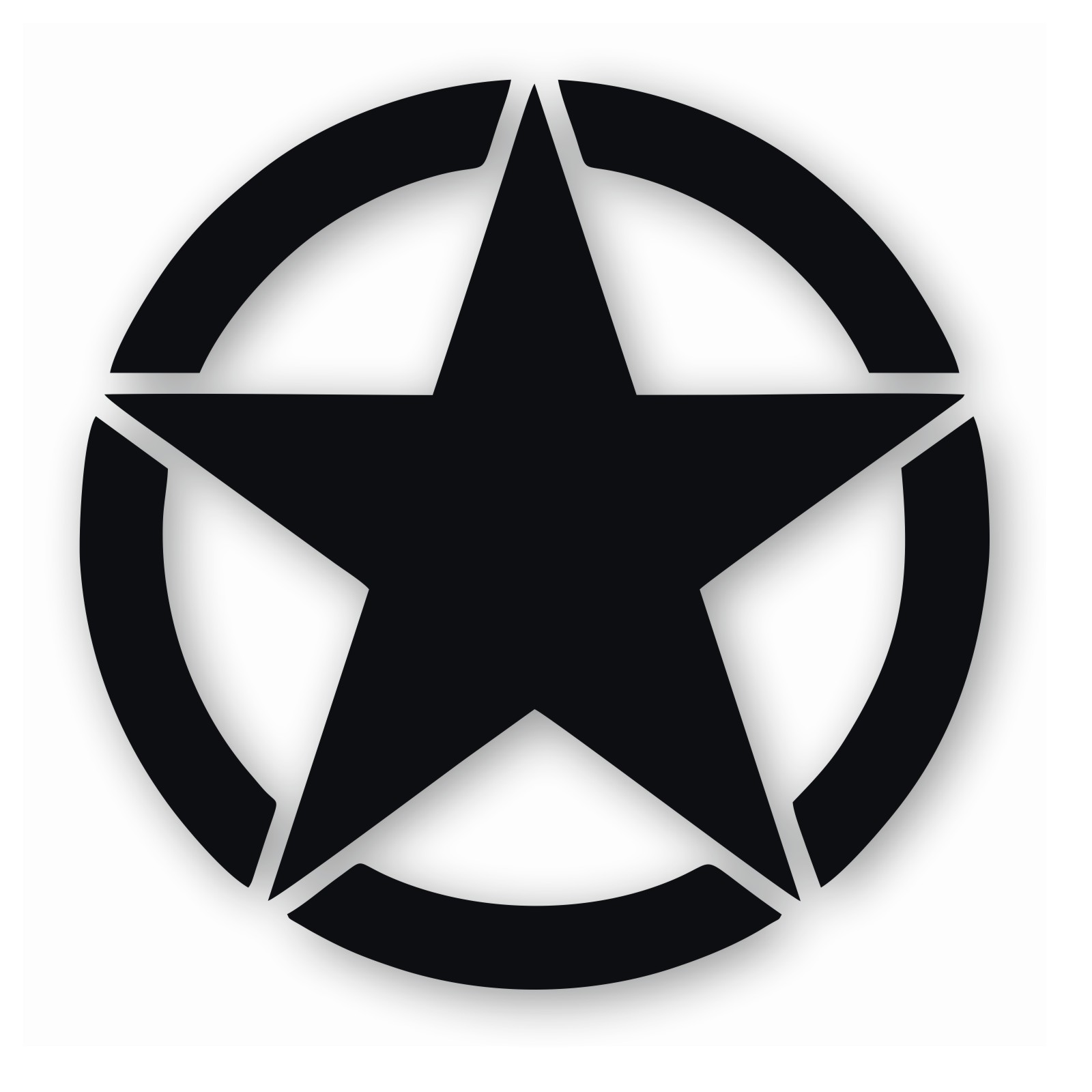 Army Star Jeep Door Patriot – Vinyl Decal Sticker – CHOOSE Size & Color