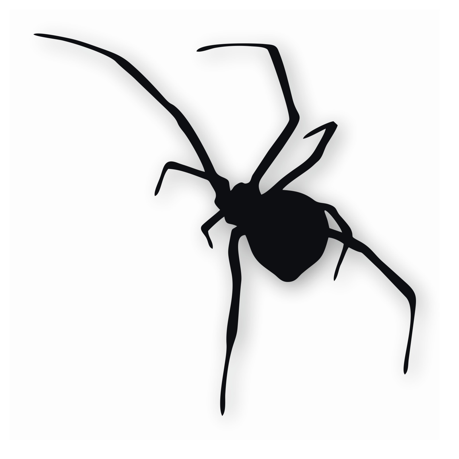 Black Widow Spider Silhouette – Vinyl Decal Sticker – CHOOSE Size & Color