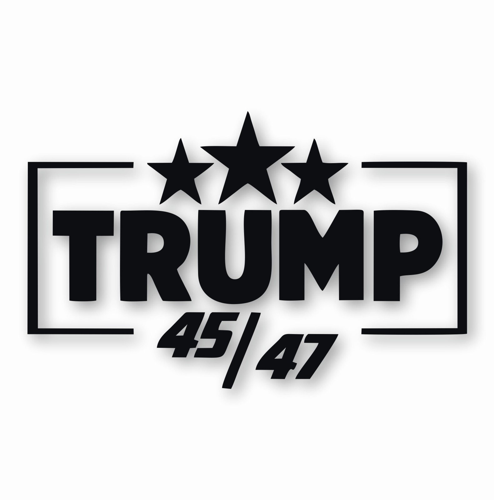 TRUMP 45 / 47 MAGA America USA – Vinyl Decal Sticker – CHOOSE Size & Color