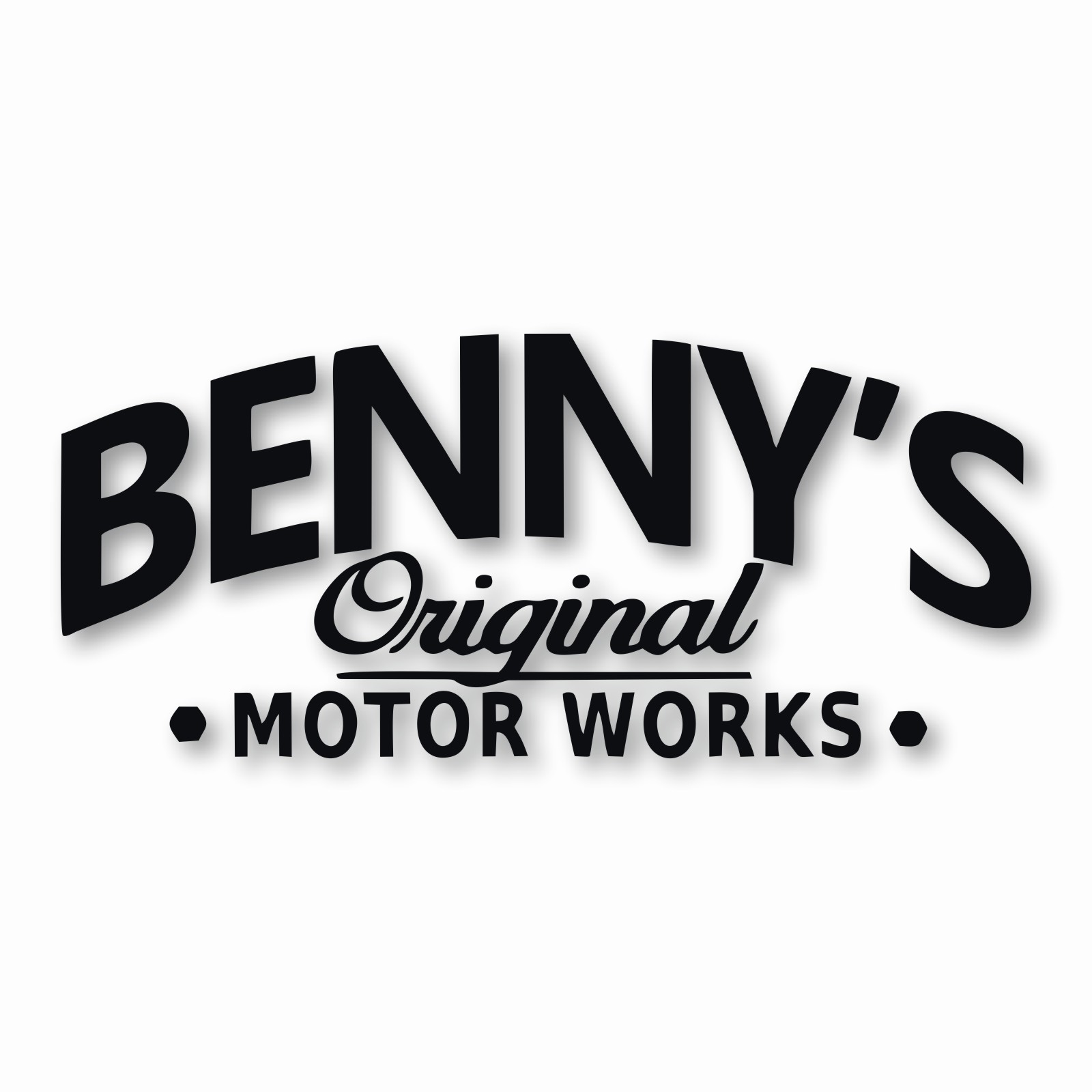 Bennys Original Motor Works GTA Game – Vinyl Decal Sticker – CHOOSE Size & Color