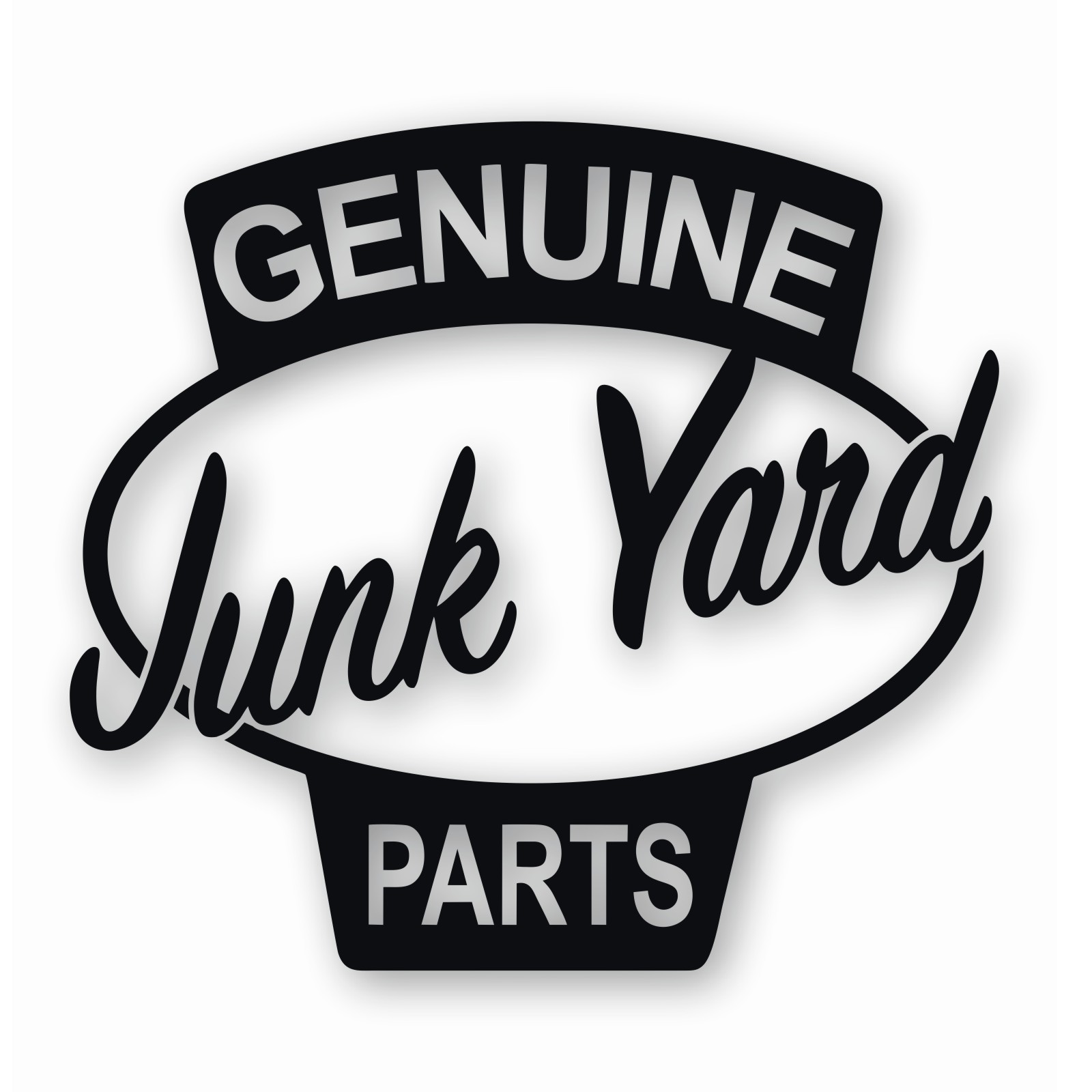 Genuine Junk Yard Parts – Vinyl Decal Sticker – CHOOSE Size & Color