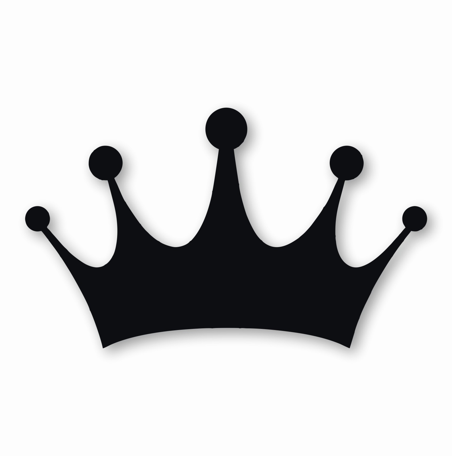 Crown Queen King Royal Prince – Vinyl Decal Sticker – CHOOSE Size & Color